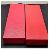 (2) 2x2 Coin Boxes, Holds 250, Double Row