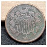 1865 Two Cent