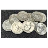(10) Silver W. Quarters