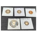 1981-S 5 Coin Proof Set