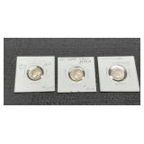 (3) Mint Error R. Dimes: