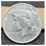 1922-D Peace Dollar Unc.