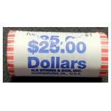(25) 2010 Sacagawea Dollars Unc. In Bankroll