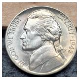1942-D J. Nickel MS65