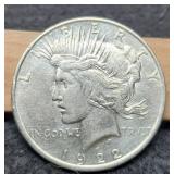 1922-D Peace Dollar Unc.