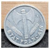 1944 France 1 Franc