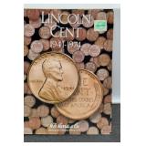 1941-1974 L. Cent Album w/ 63 Different