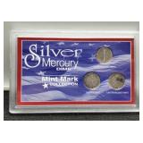 Display Holder w/ 3 M. Dimes w/