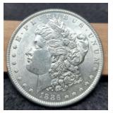 1886 Morgan Dollar Unc.