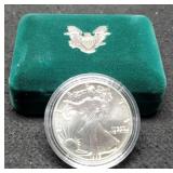 1989 Silver Eagle w/ Case