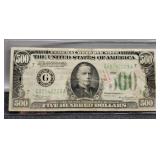 1934A $500 FR Note "Chicago" F
