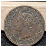 1901 Canada Large Bronze Penny