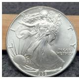 1986 Silver Eagle BU 1st Year