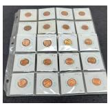 (20) BU Red L. Cents 1972-2006