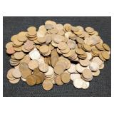 Lot w/ 353 Wheat Cents