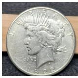 1922-S Peace Dollar XF