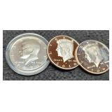 (3) Proof K. Half Dollars: 1974-S, 02-S, 10-S