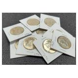(10) 40% Silver 1967 K. Half Dollars