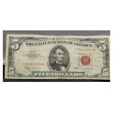 1963 $5 Red Seal Star Note