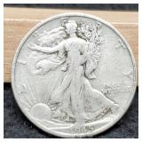 1945-S W. Liberty Half Dollar