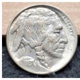 1913 T1 Buffalo Nickel MS