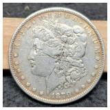 1879 Morgan Dollar Obverse Scratches