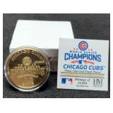 2016 Chicago Cubs Gold Plated World Champions