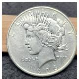 1926-D Peace Dollar AU
