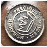 1 Gram .999 Silver Round