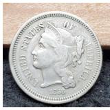 1868 Three Cent