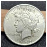 1922 Peace Dollar XF