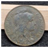 1913 France 10 Centimes