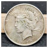 1922-D Peace Dollar