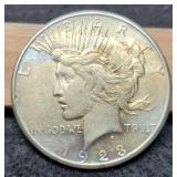 1923-S Peace Dollar XF