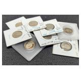 (9) Proof Nickels: