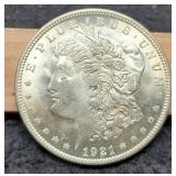 1921 Morgan Dollar MS63
