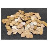 (3) Hundred "S" Mint Wheat Cents