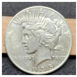1935-S Peace Dollar XF