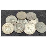 (10) Silver W. Quarters