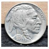 1936 Buffalo Nickel w/ Full Horn