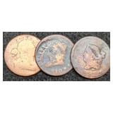 (3) Poor Large Cents: 1803, 1810, 1817