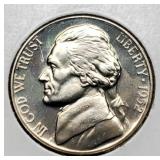 1952 Proof J. Nickel Full Steps