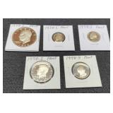 1978-S 5 Coin Proof Set inc/ Ike Dollar