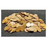 (3) Hundred "S" Mint Wheat Cents