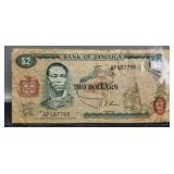 1960 Jamaica $2 Banknote