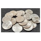 Lot w/ 19 Unc. State Quarters