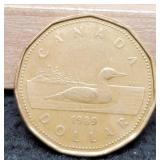 1989 Canada $1 "Loonie" Coin