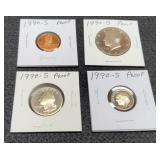 1990-S 4 Coin Proof Set