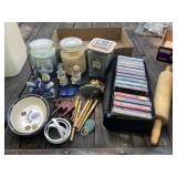 Candles, Home Decor, Wood Rolling Pin