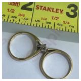 2 - Ladies 14K Gold Rings